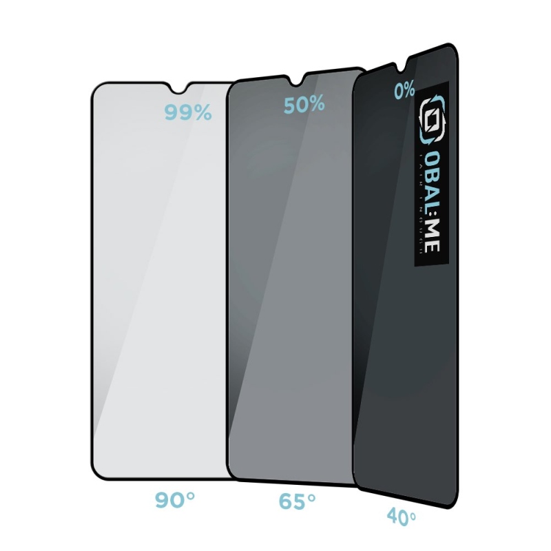 CSOMAG:ME Privacy 5D edzett üveg Samsung Galaxy A37 5G/A57 5G Fekete