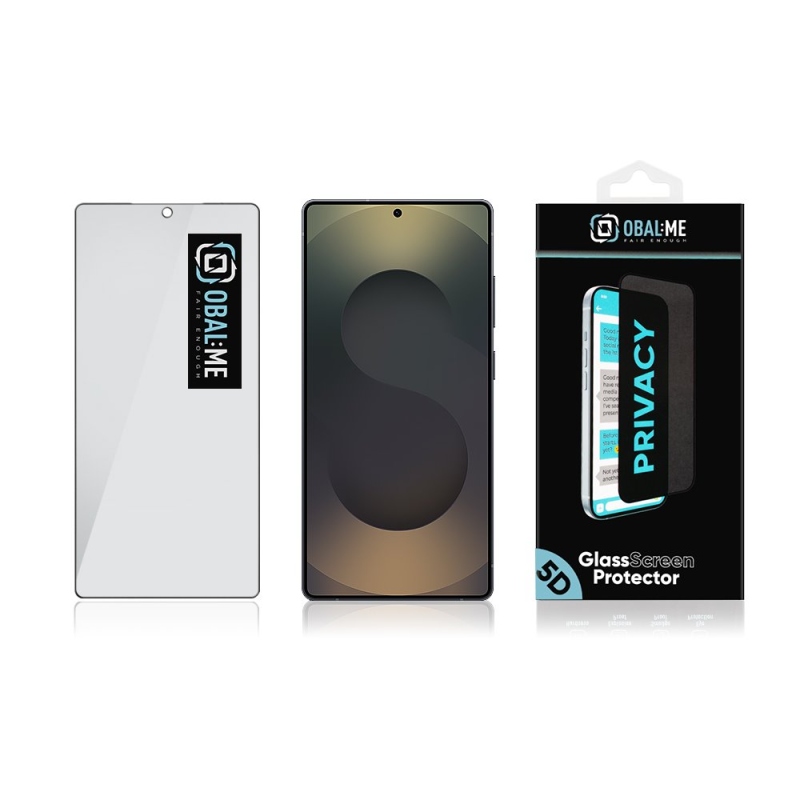 CSOMAG:ME Privacy 5D edzett üveg Samsung Galaxy S25 Ultra Fekete