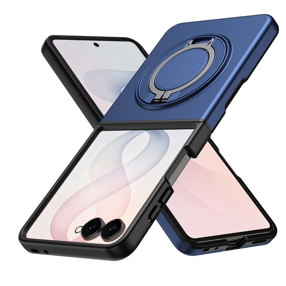 Obstruct műanyag tok a Samsung Galaxy Z Flip8 5G-hez – fekete/kék