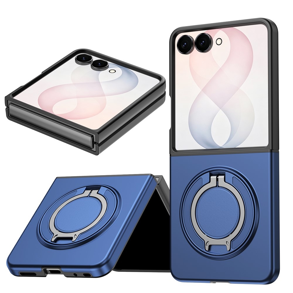 Obstruct műanyag tok a Samsung Galaxy Z Flip8 5G-hez – fekete/kék