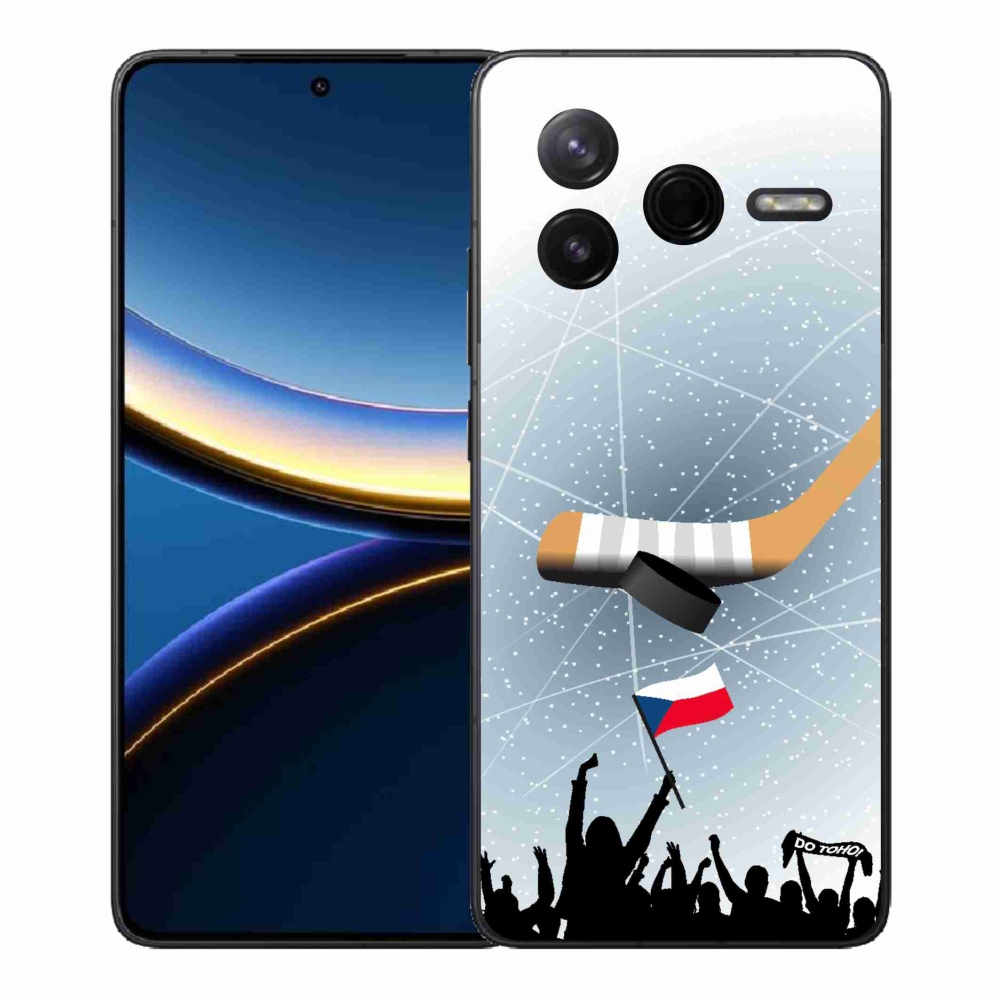 Gél borítás mmCase a Xiaomi Poco F7 Pro számára - jégkorong rajongóknak