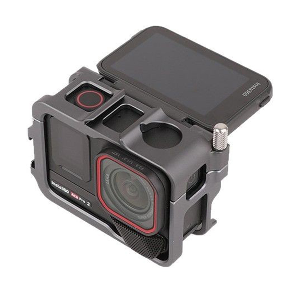 Alumínium védőkeret két tartozéktartóval Insta360 Ace Pro 2, Ace Pro és Ace készülékekhez