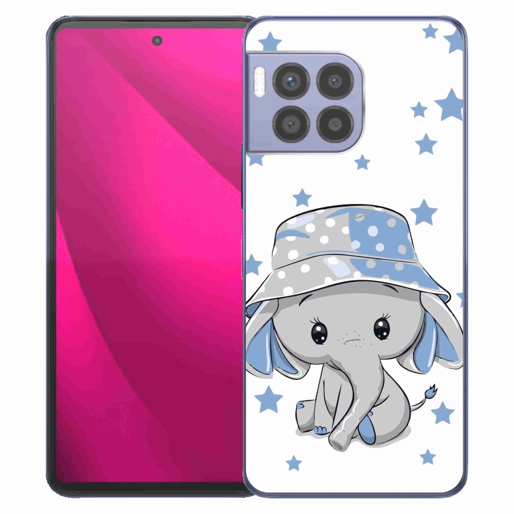 Zselés borítás mmCase a T-Mobile T Phone 2 Pro készülékhez - kék elefánt