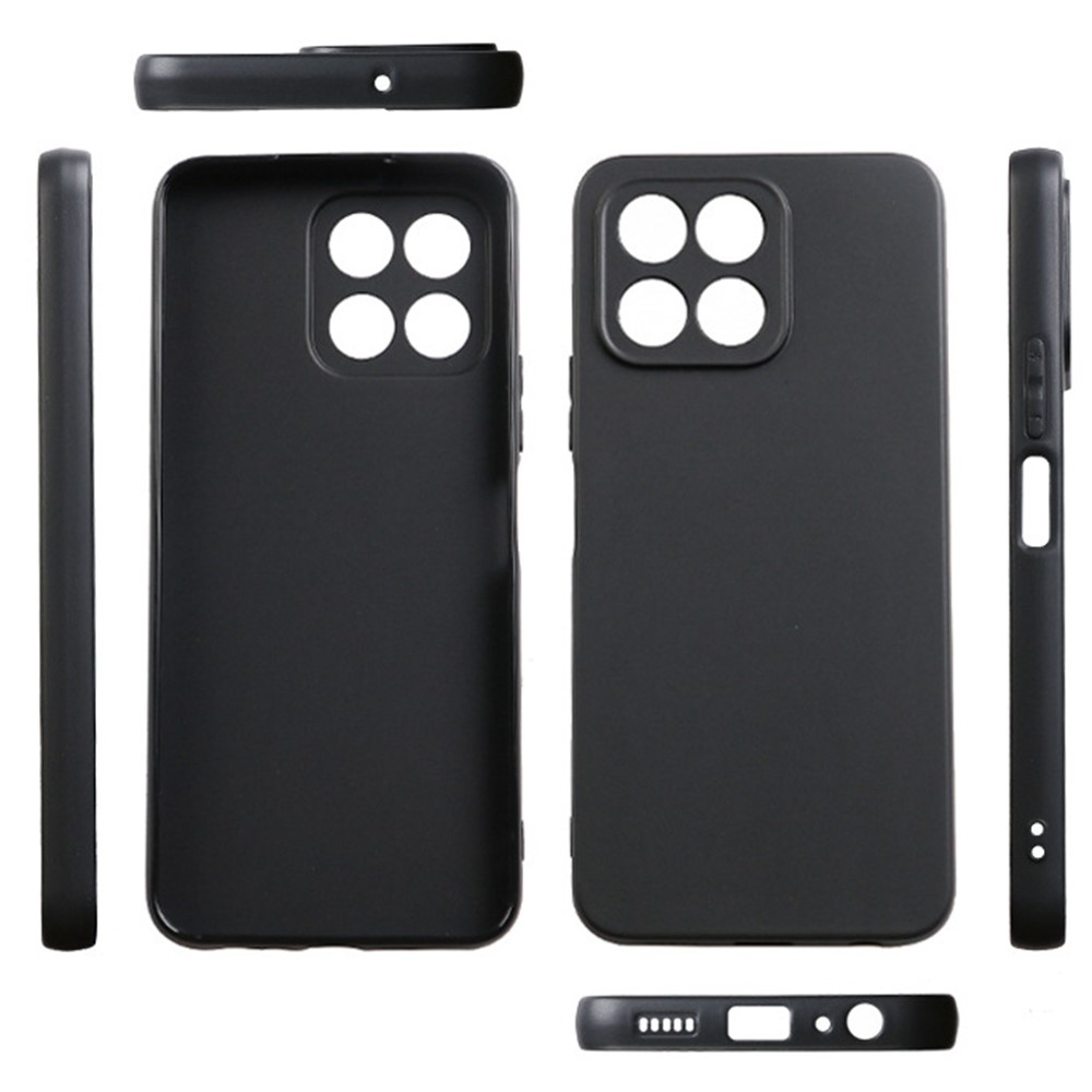 Matt zselés tok a Honor X6b készülékhez - fekete