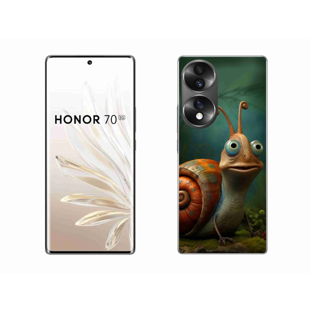 Zselés borítás mmCase a Honor 70-hez - csiga