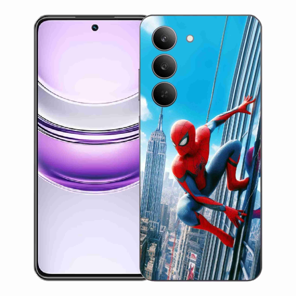 Gél borító mmCase a Realme 14x 5G készülékhez - pókember