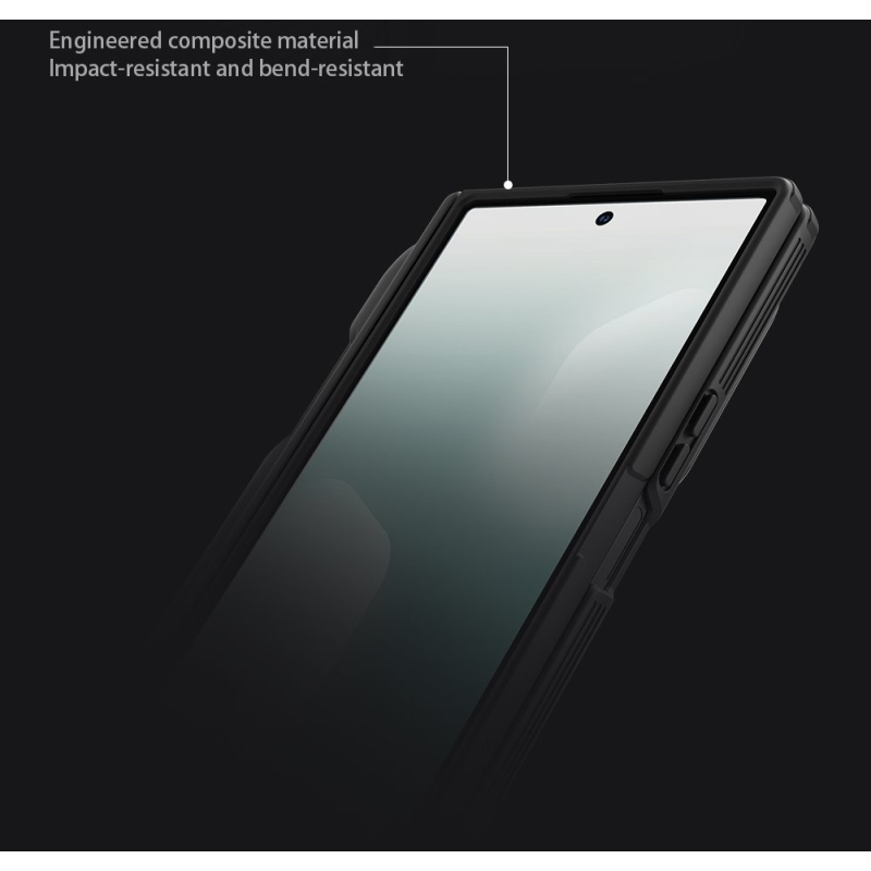 Nillkin CamShield Prop mágneses tollnyílás (átlátszó lencse) hátlap Samsung Galaxy Z Fold 7 fekete