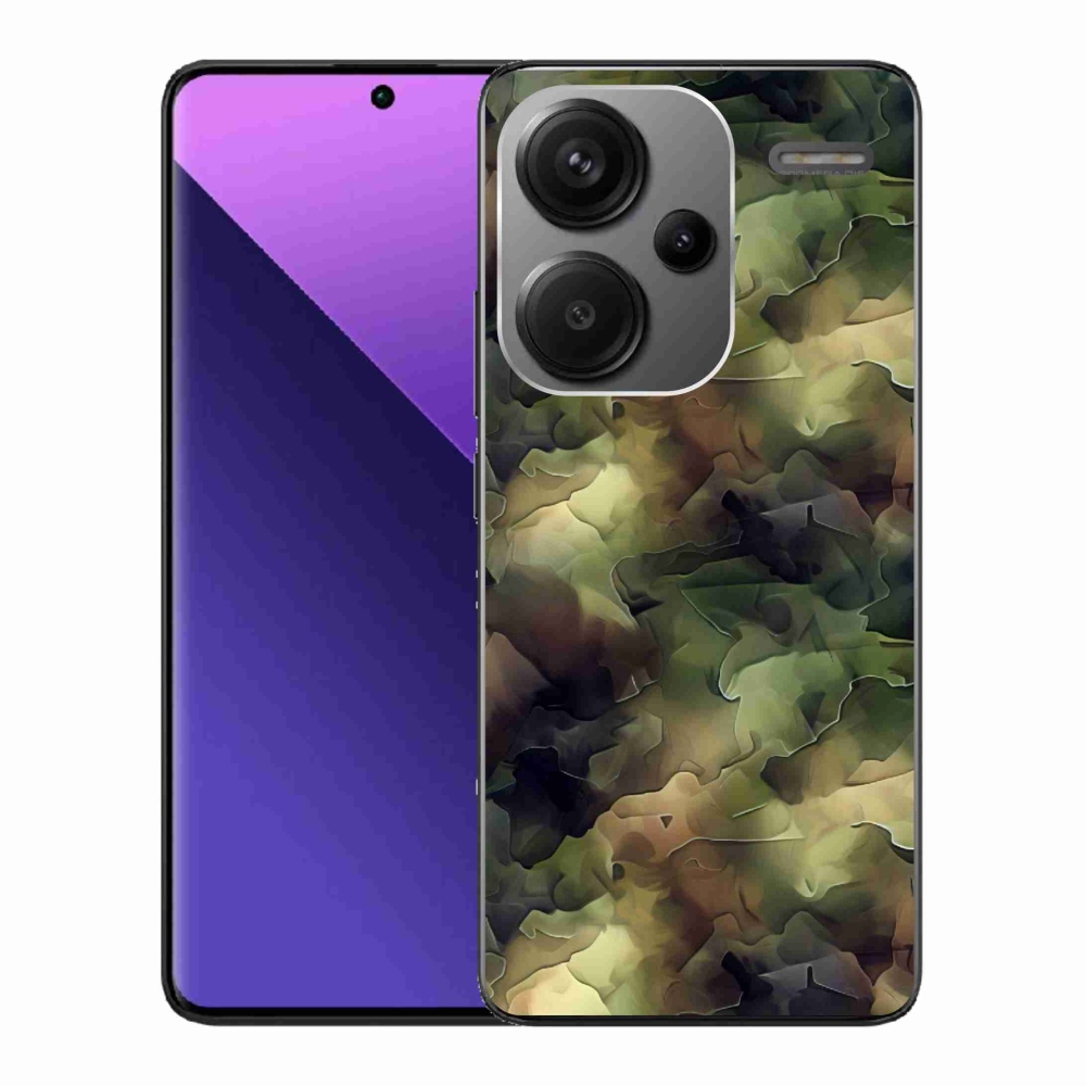 Zselés borítás mmCase a Xiaomi Redmi Note 13 Pro+ 5G számára - álcázott minta 10