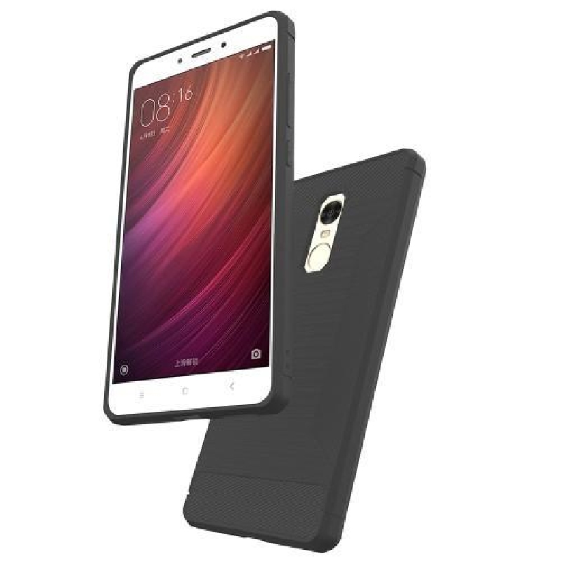Tartós zselés tok csiszolással a Xiaomi Redmi Note 4X-re - szürke