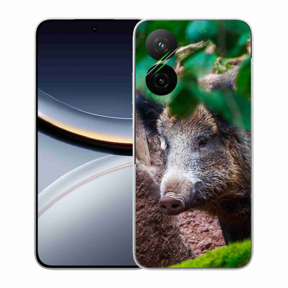 Gél borítás mmCase a Xiaomi Poco F7 5G számára - vaddisznó