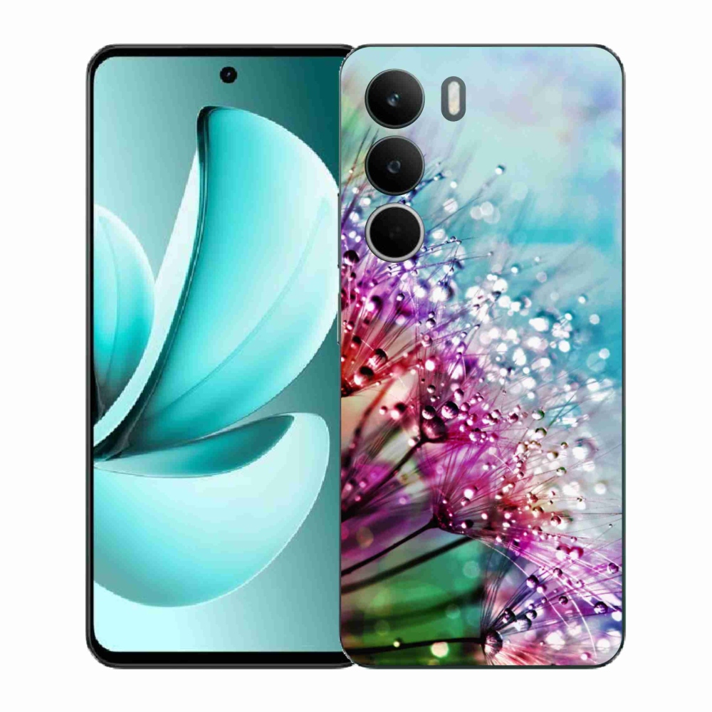 Gél borító mmCase a Realme C71 készülékhez - színes virágok