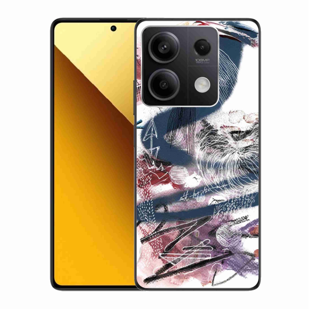 Gél borítás mmCase a Xiaomi Redmi Note 13 5G számára - absztrakt motívum 28