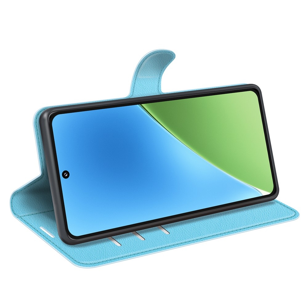 Litchi könyv tok a Xiaomi 15-öshöz - kék