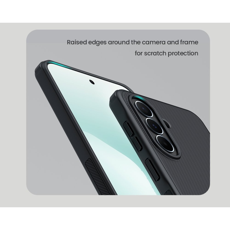 Nillkin Super Frosted PRO hátlap a Samsung Galaxy A37 készülékhez Fekete