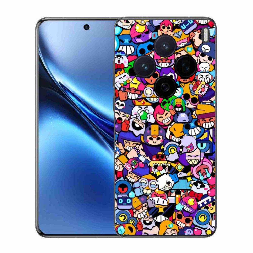 Zselés borítás mmCase a Vivo X200 5G-hez - verekedős csillagok 2