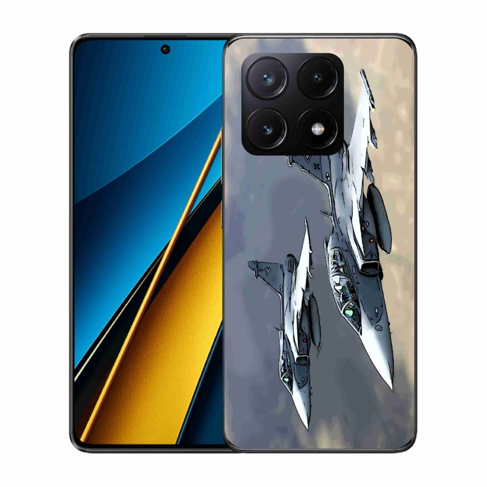Gél borítás mmCase a Xiaomi Poco X6 Pro 5G számára - vadászrepülők