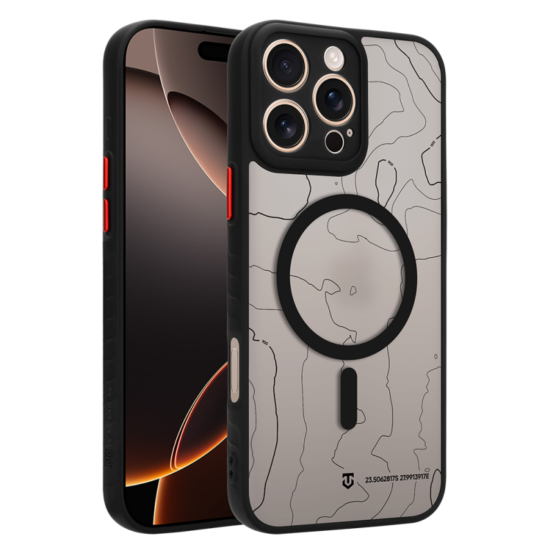 Tactical MagForce Warthog tok az Apple iPhone 16 Pro Max-hoz, Asphalt színben