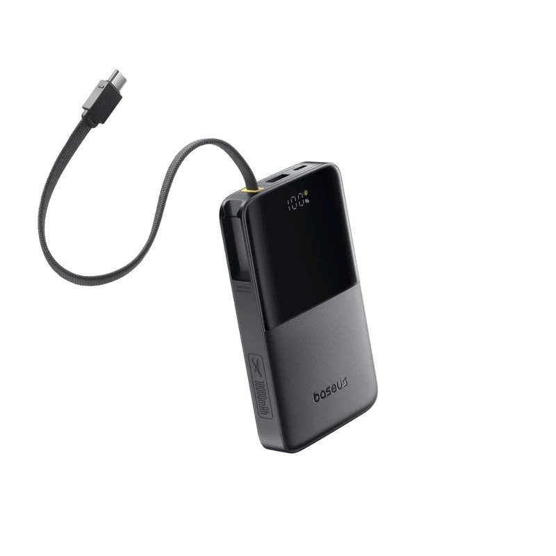Baseus EnerFill FC51 Bipow 2 Pro 22,5 W-os hordozható akkumulátor, 10 000 mAh, Cosmic Black