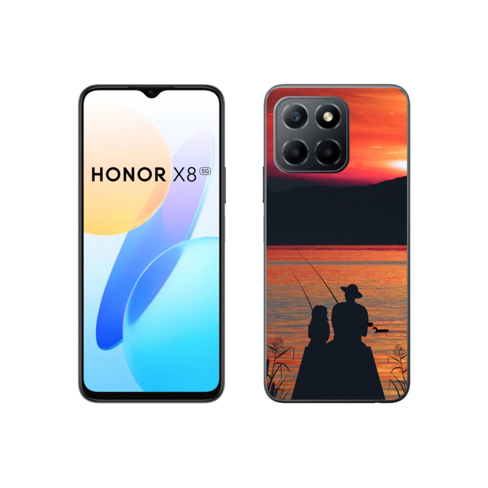 Zselés borítás mmCase a Honor X8 5G/70 Lite 5G számára - halászat 3
