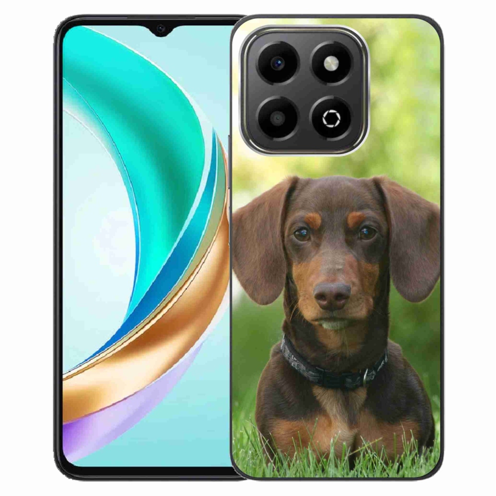 Zselés borítás mmCase a Honor X6b készülékhez - barna tacskó