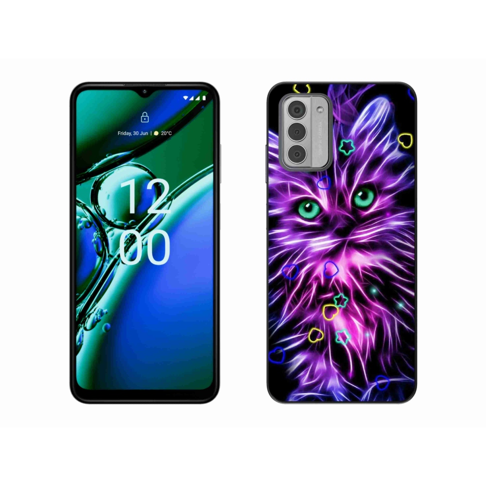 Zselés borítás mmCase a Nokia G42 készülékhez - absztrakt macska