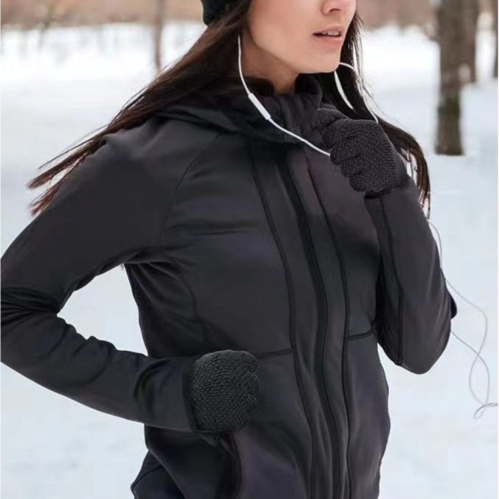 Swissten Winter női Touch kesztyű - Fekete