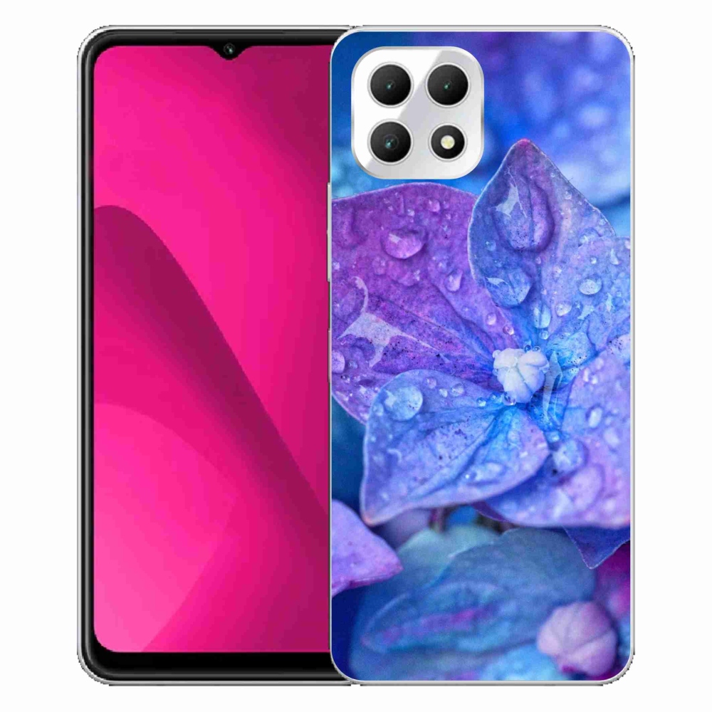 Zselés borítás mmCase a T-Mobile T Phone 2 készülékhez - lila virág