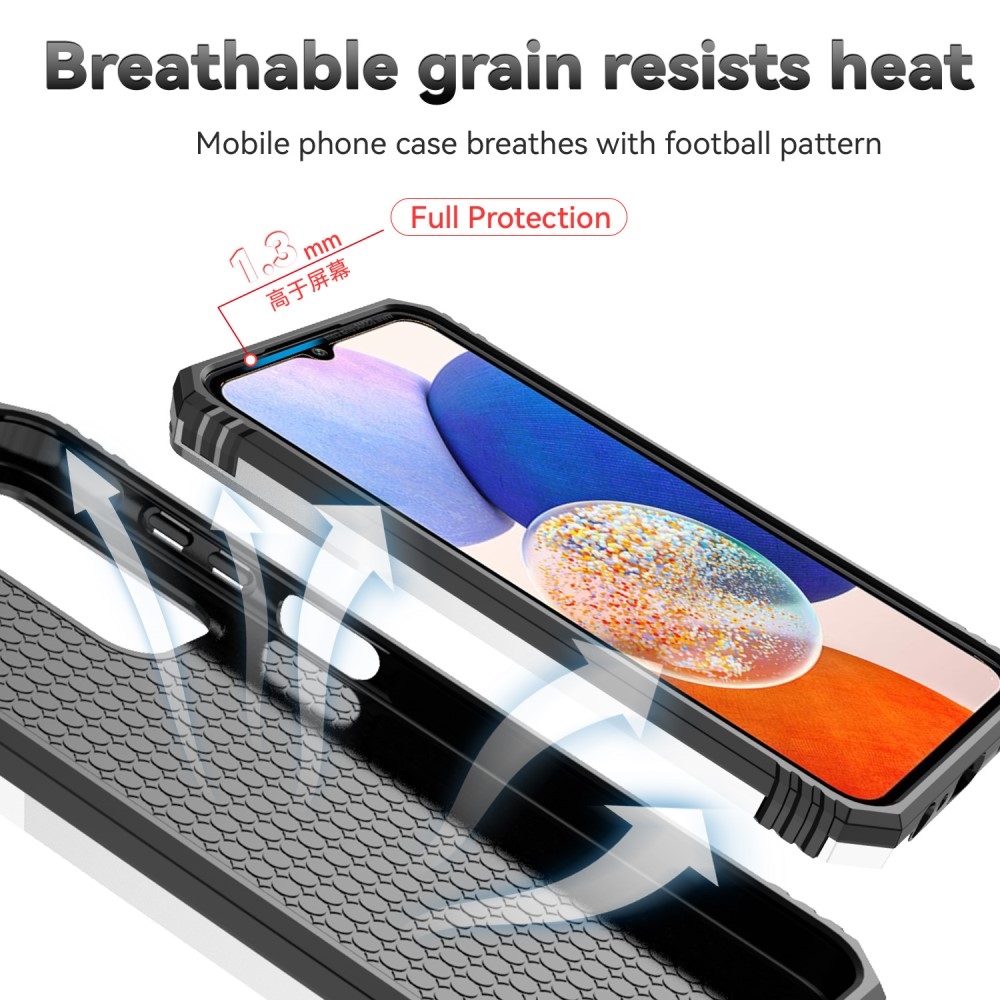 Csúszásálló borítás Samsung Galaxy A35 5G készülékhez - ezüst