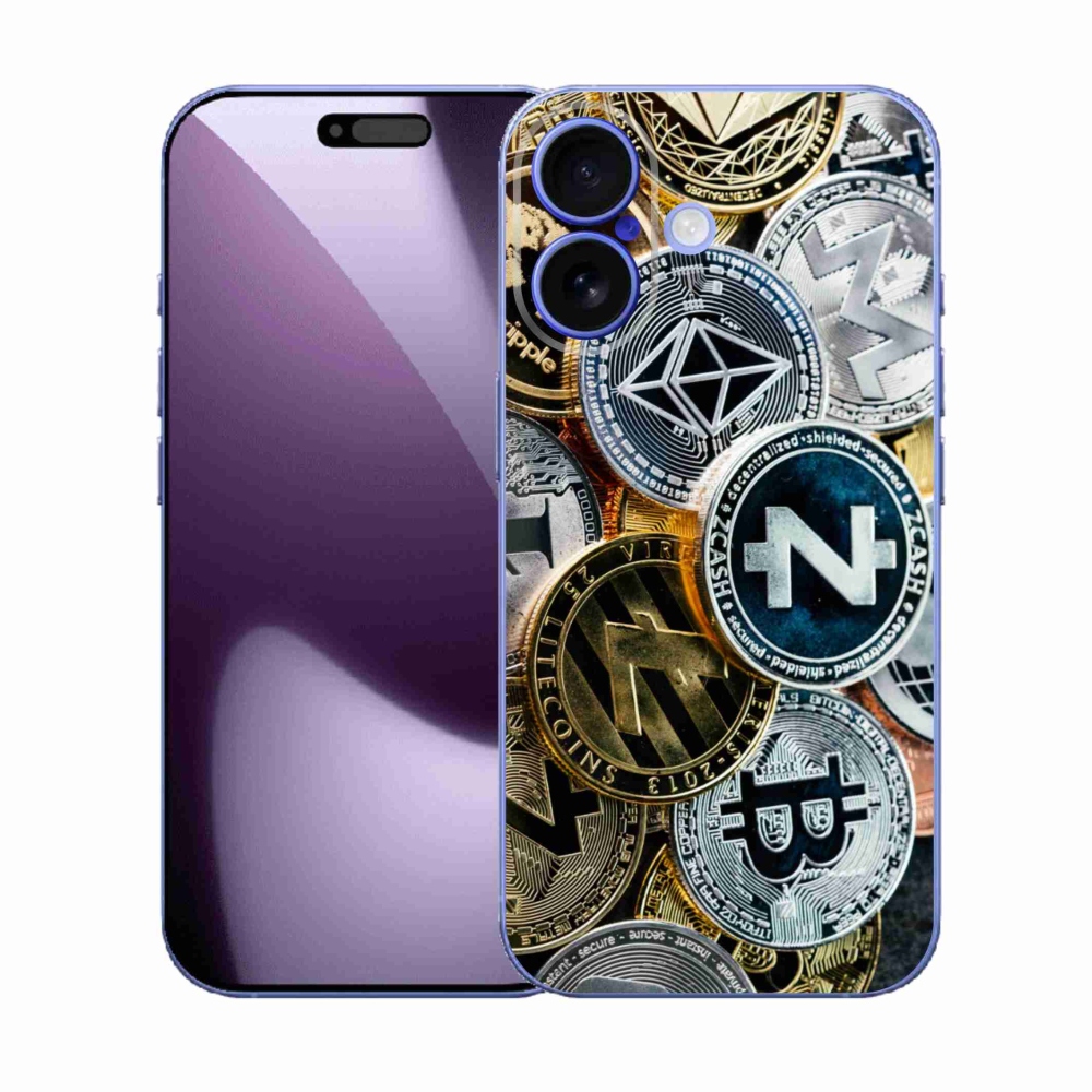 Gél borítás mmCase iPhone 17 készülékhez - kriptovaluták