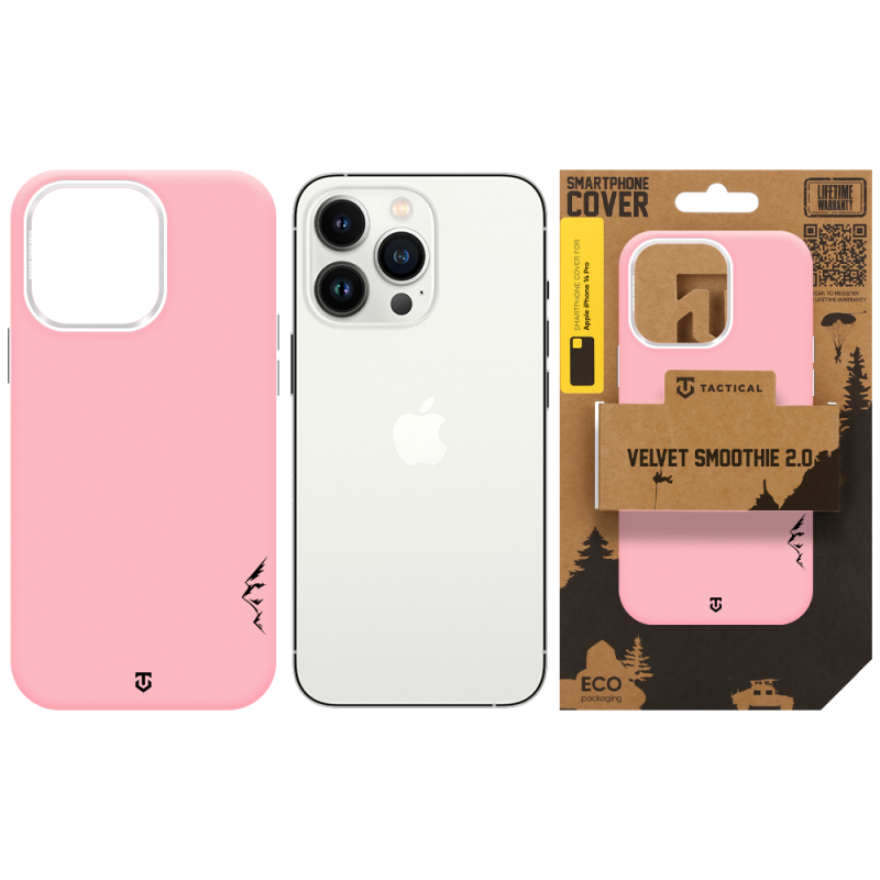 Tactical MagForce Velvet Smoothie 2.0 tok az Apple iPhone 14-hez, Pink Panther