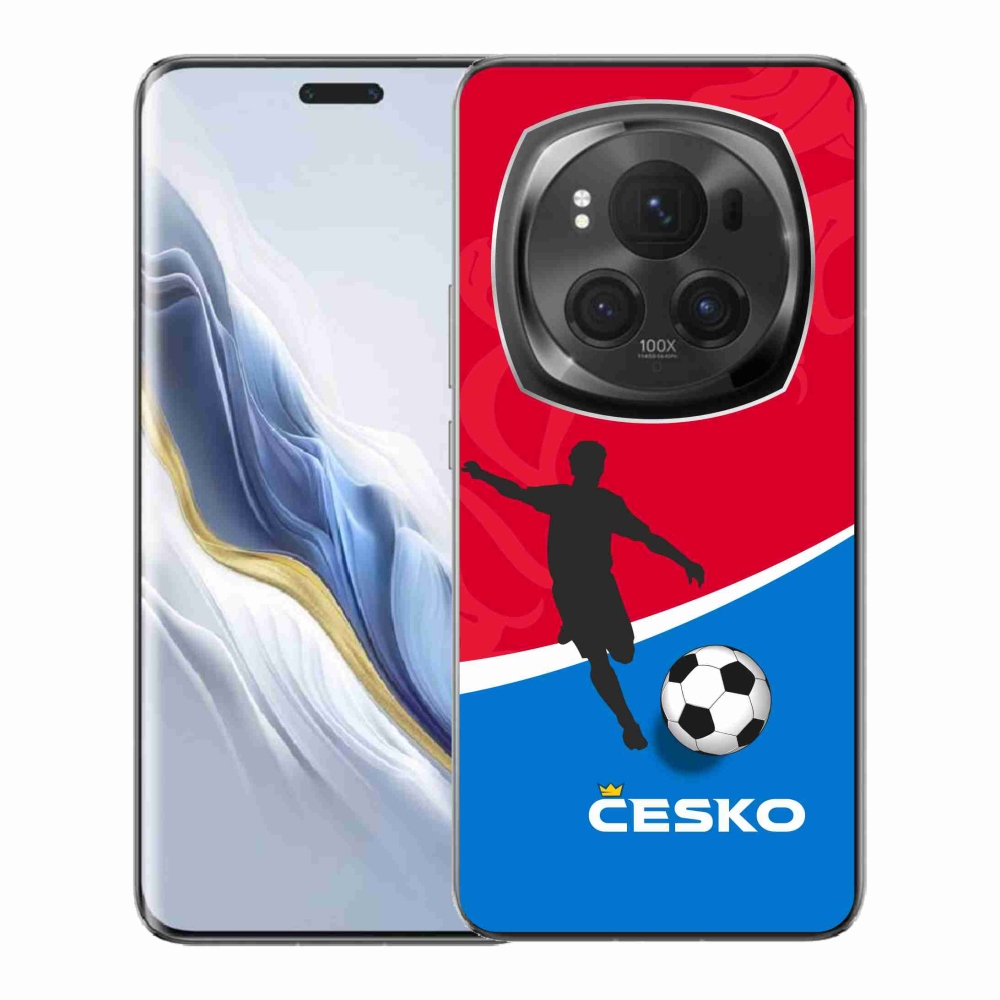 Gél borítás mmCase a Honor Magic 6 Pro 5G készülékhez - futball Csehország