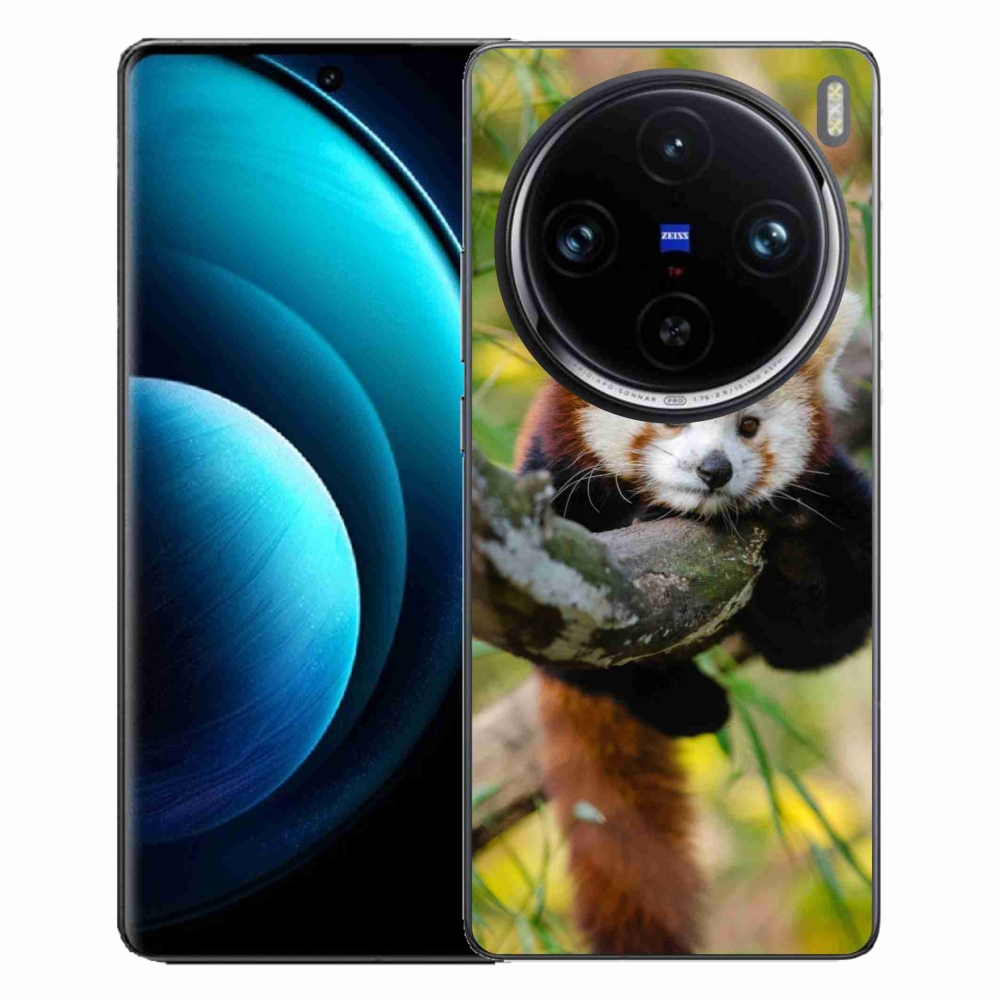Zselés borítás mmCase a Vivo X100 Pro 5G készülékhez - panda piros
