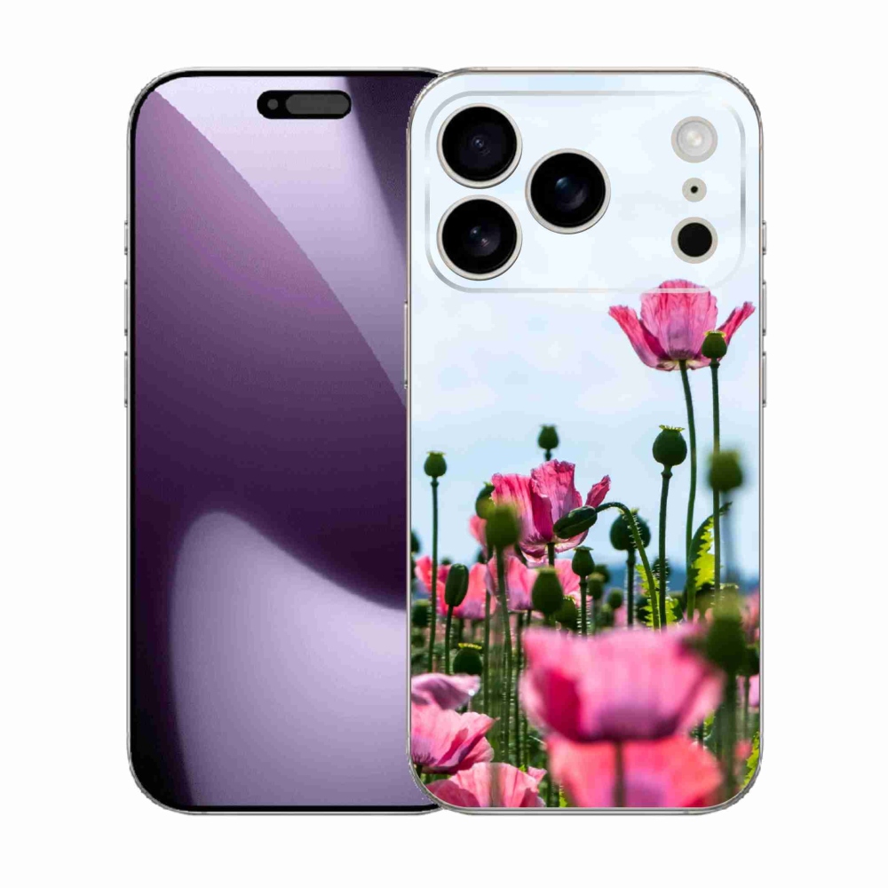 Zselés borítás mmCase iPhone 17 Pro készülékhez - mákos színű