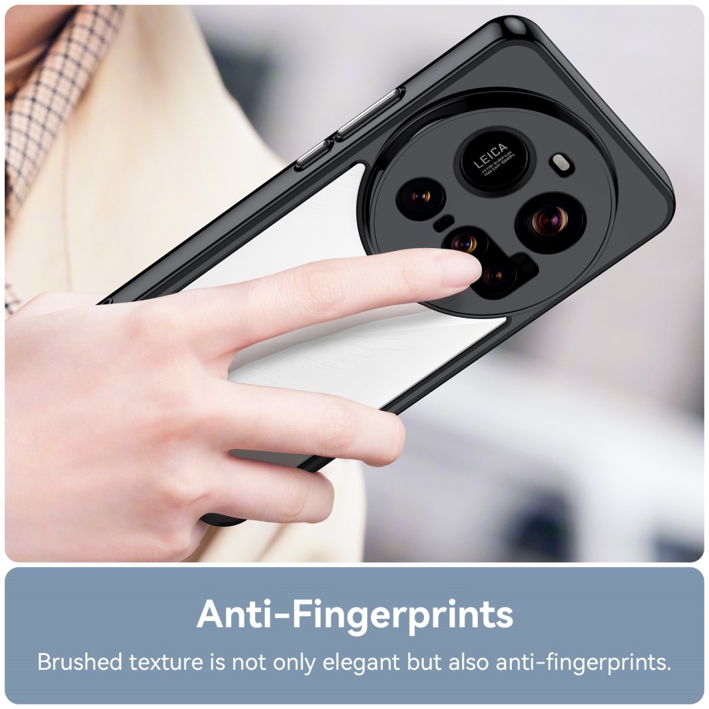 Gél tok fix hátlappal Xiaomi 15 Ultra - fekete