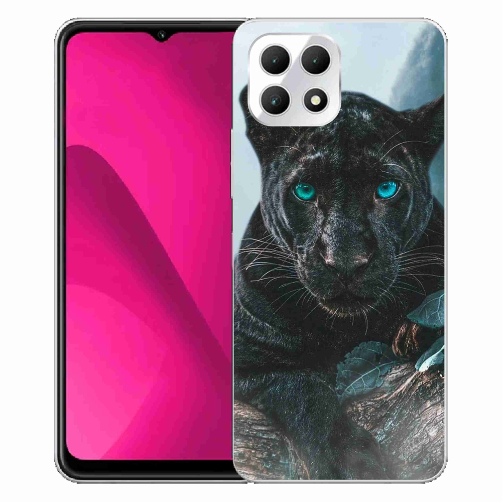 Zselés borítás mmCase a T-Mobile T Phone 2 készülékhez - fekete párduc