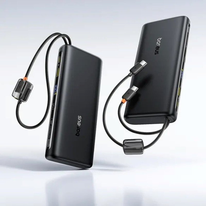 Baseus EnerFill FC41 145 W-os mágneses powerbank 25 000 mAh, Cosmic Black