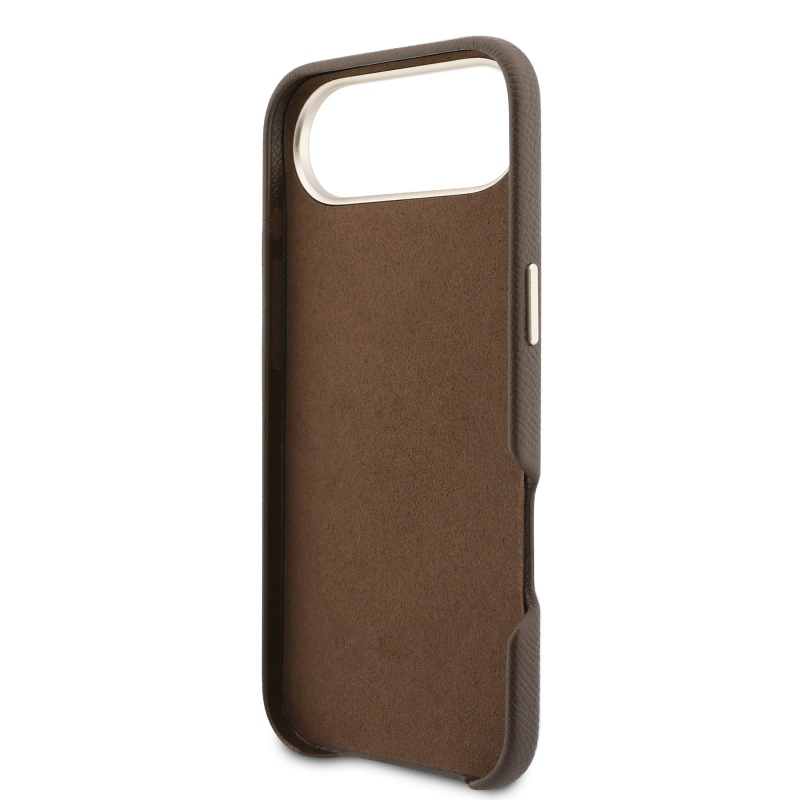 Guess PU gyanta logós hátlap iPhone Air barna színű iPhone Airhez