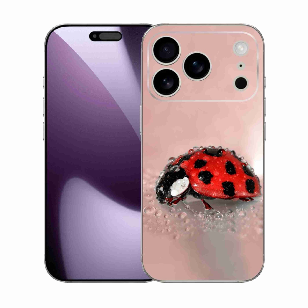 Zselés borítás mmCase iPhone 17 Pro készülékhez - katicabogár