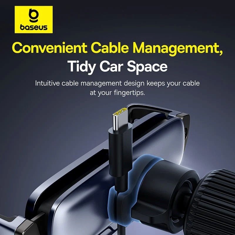 Baseus UltraControl Gravitációs autós tartó összecsukható telefonhoz Space Grey szürke