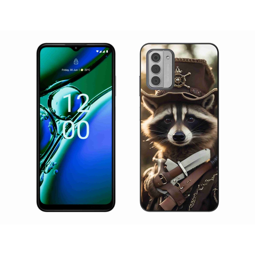 Zselés borító mmCase a Nokia G42 készülékhez - mosómedve egyenruhában