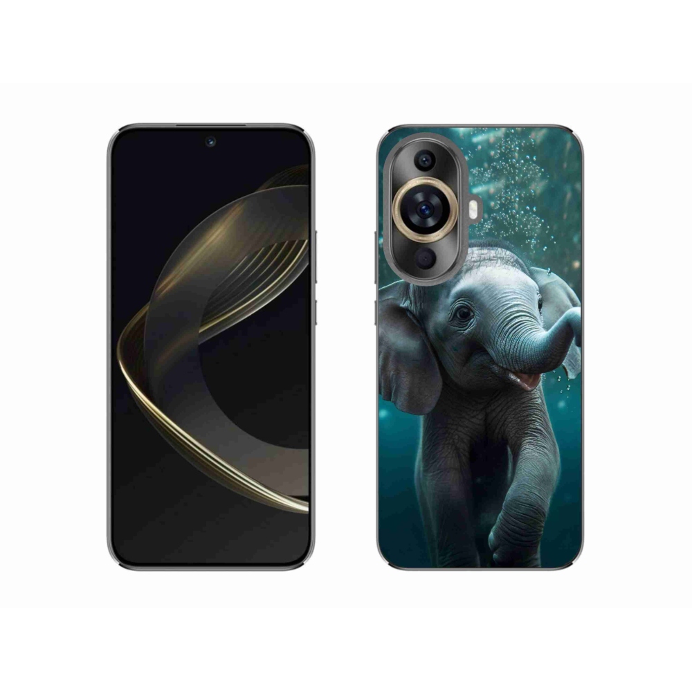 Gél borítás mmCase a Huawei Nova 11-hez - elefánt a víz alatt