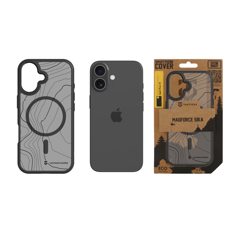Taktikai MagForce Hyperstealth Sika borító iPhone 16 Aszfaltra