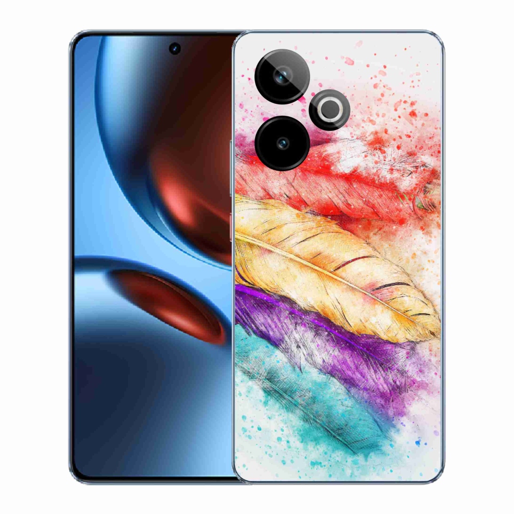 Rugalmas zselés tok mmCase képpel a Realme GT 7 5G/GT 7T 5G számára - színes toll