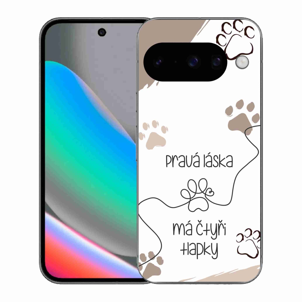 Gél borítás mmCase a Google Pixel 10 készülékhez - kutya motívum 1 fehér háttér