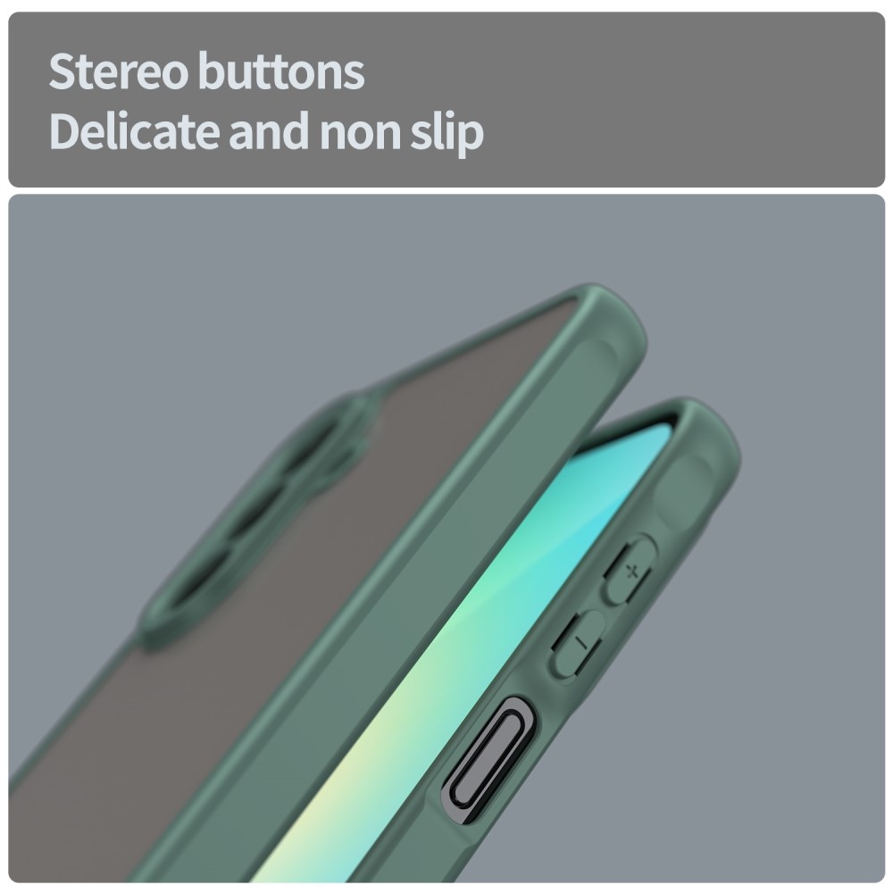 Zselés tok kemény hátlappal Samsung Galaxy A26 5G - zöld