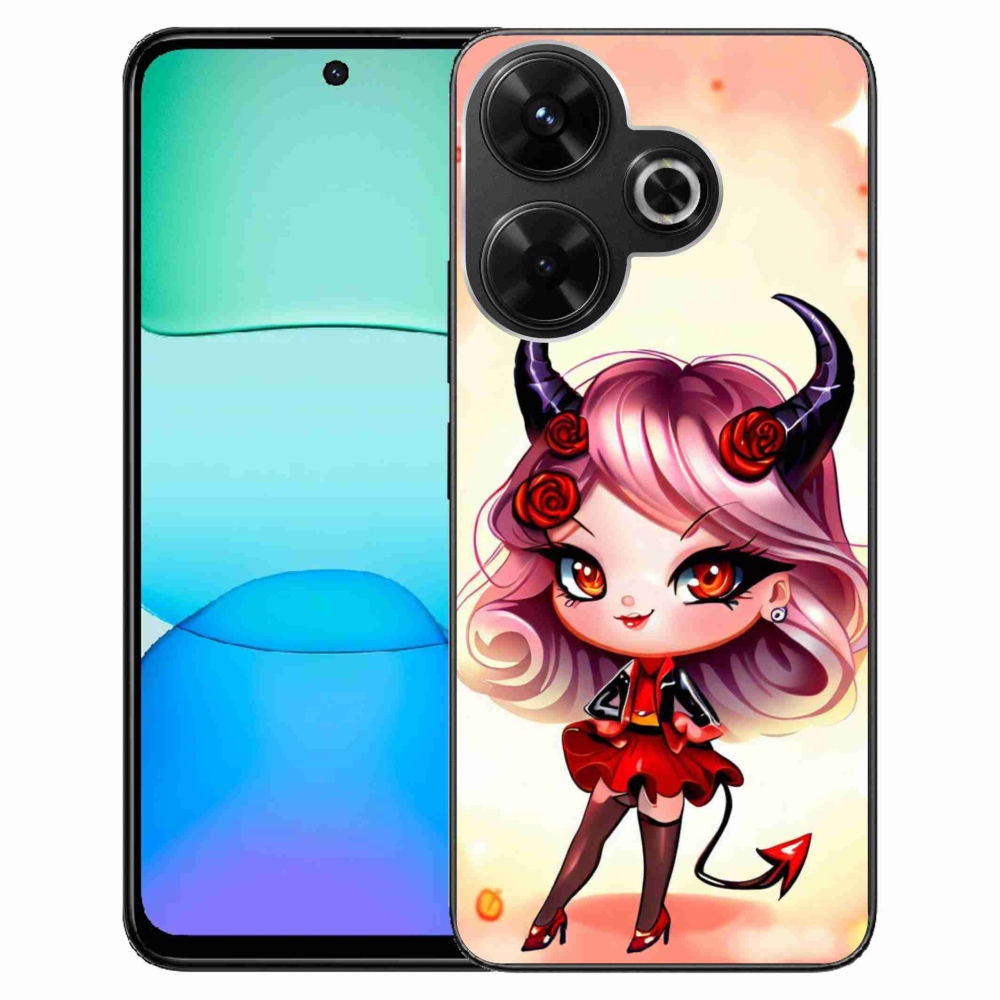 Gél borítás mmCase a Xiaomi Redmi 13 4G/Poco M6 4G - rajzfilm ördöghöz