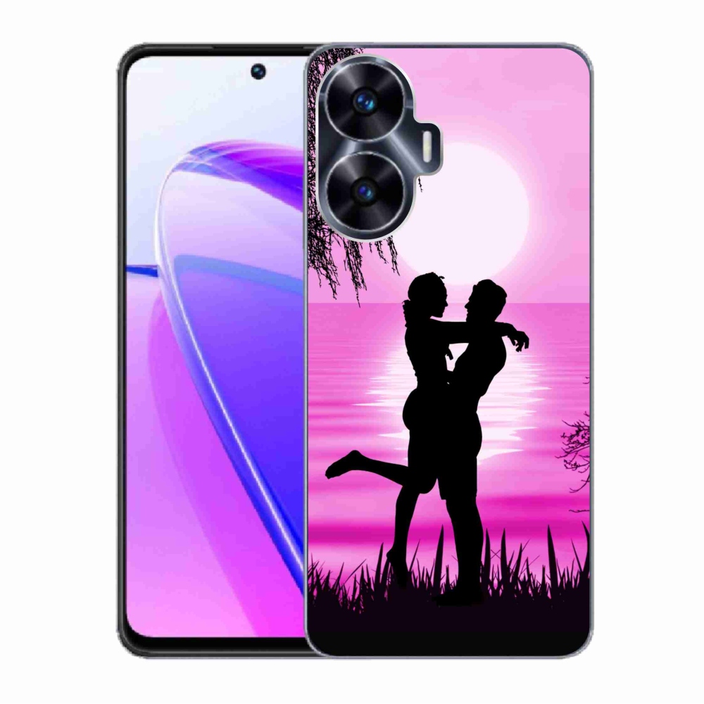 Gél tok mmCase a Realme C55 készülékhez - naplemente