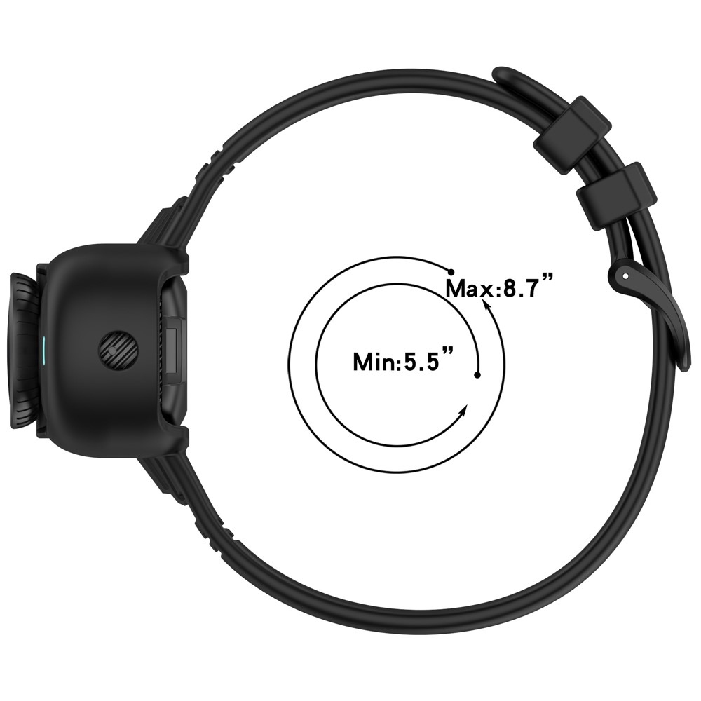 Szilikon keret csuklópánttal Insta360 GO 3 / GO 3S / GO 2 készülékhez - világos rózsaszín