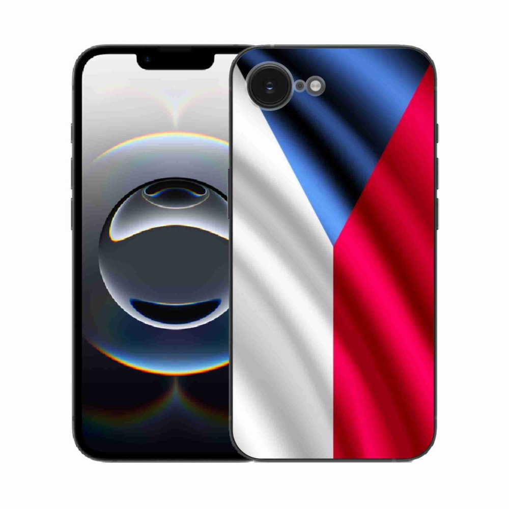 Zselés borítás mmCase iPhone 16e készülékhez - cseh zászló