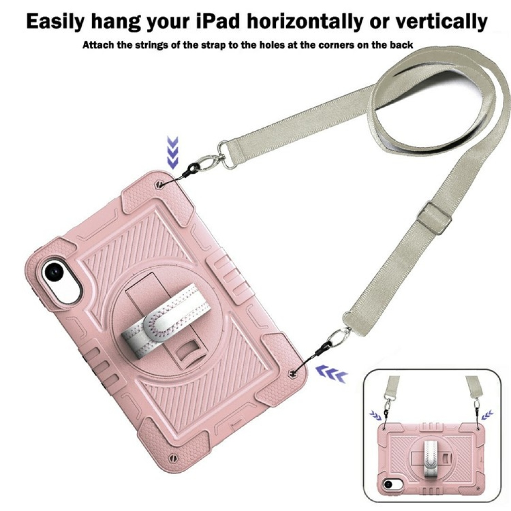 Strape tartós borítás kézi markolattal és pánttal Xiaomi Redmi Pad 2 - rózsaarany